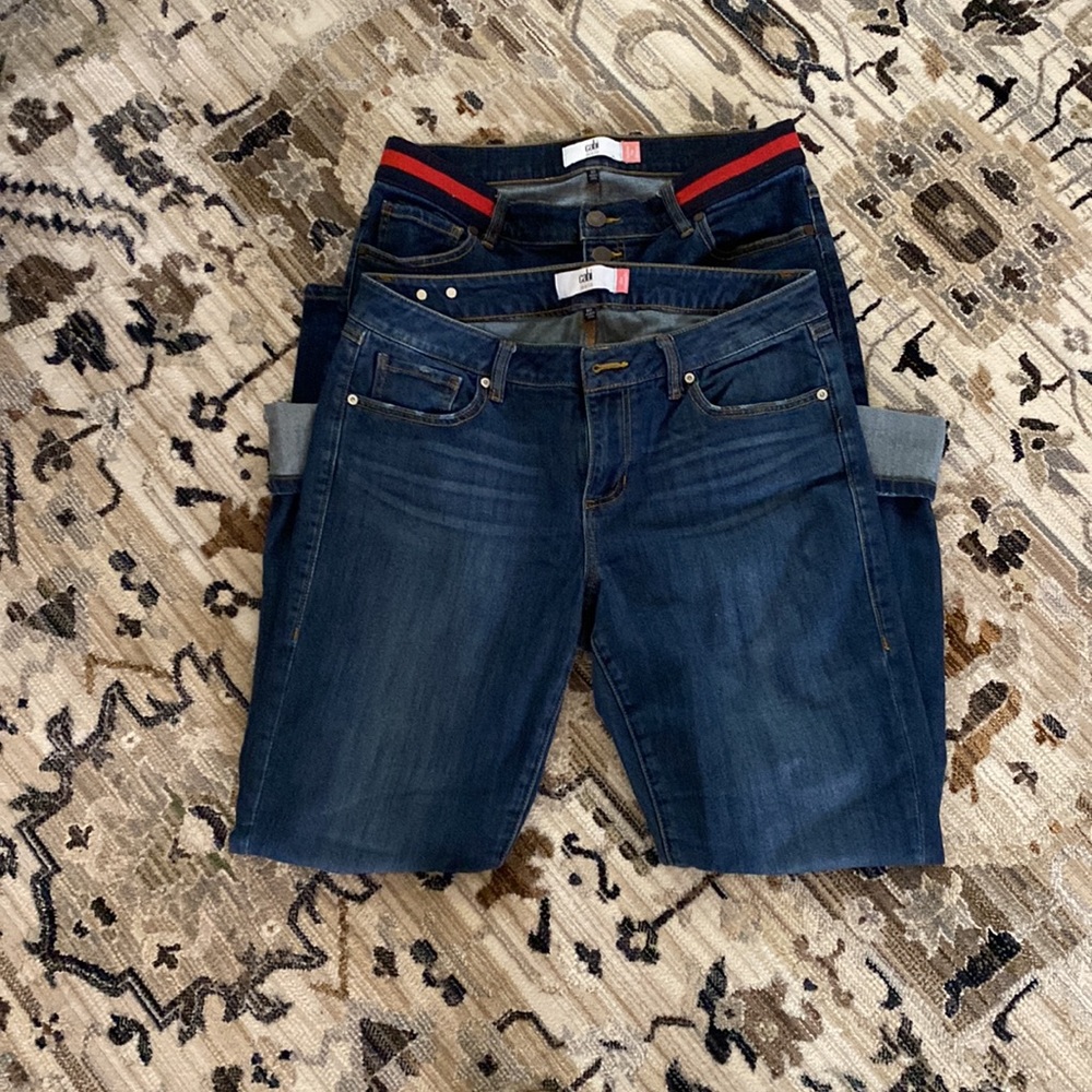 Two Pairs CAbi Denim Jeans